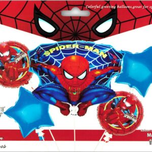Set de 5 ballons Spiderman