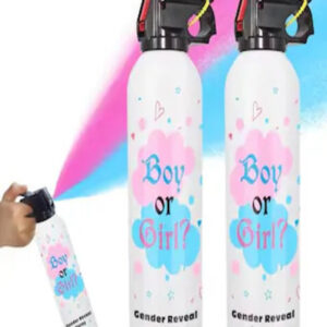 Spray gender reveal