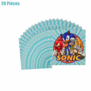 Pack 20 serviettes Sonic