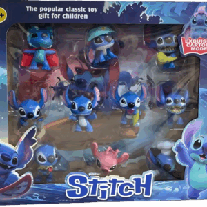 lot de 10 figurines de stitch et angel