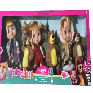 Coffret 3 poupées Masha et Michka