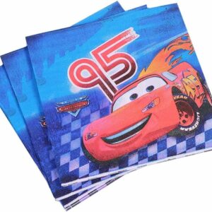 Pack 20 serviettes Cars