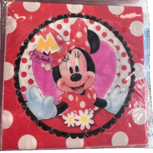 Pack 20 serviettes Minnie