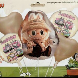 Set de 5 ballons Labubu