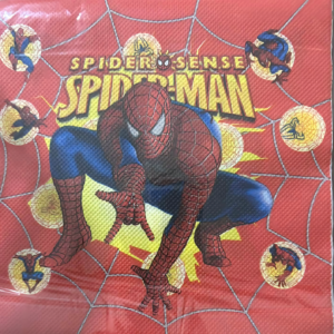 Pack 20 serviettes Spiderman