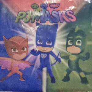 Pack 20 serviettes Pyjamasques